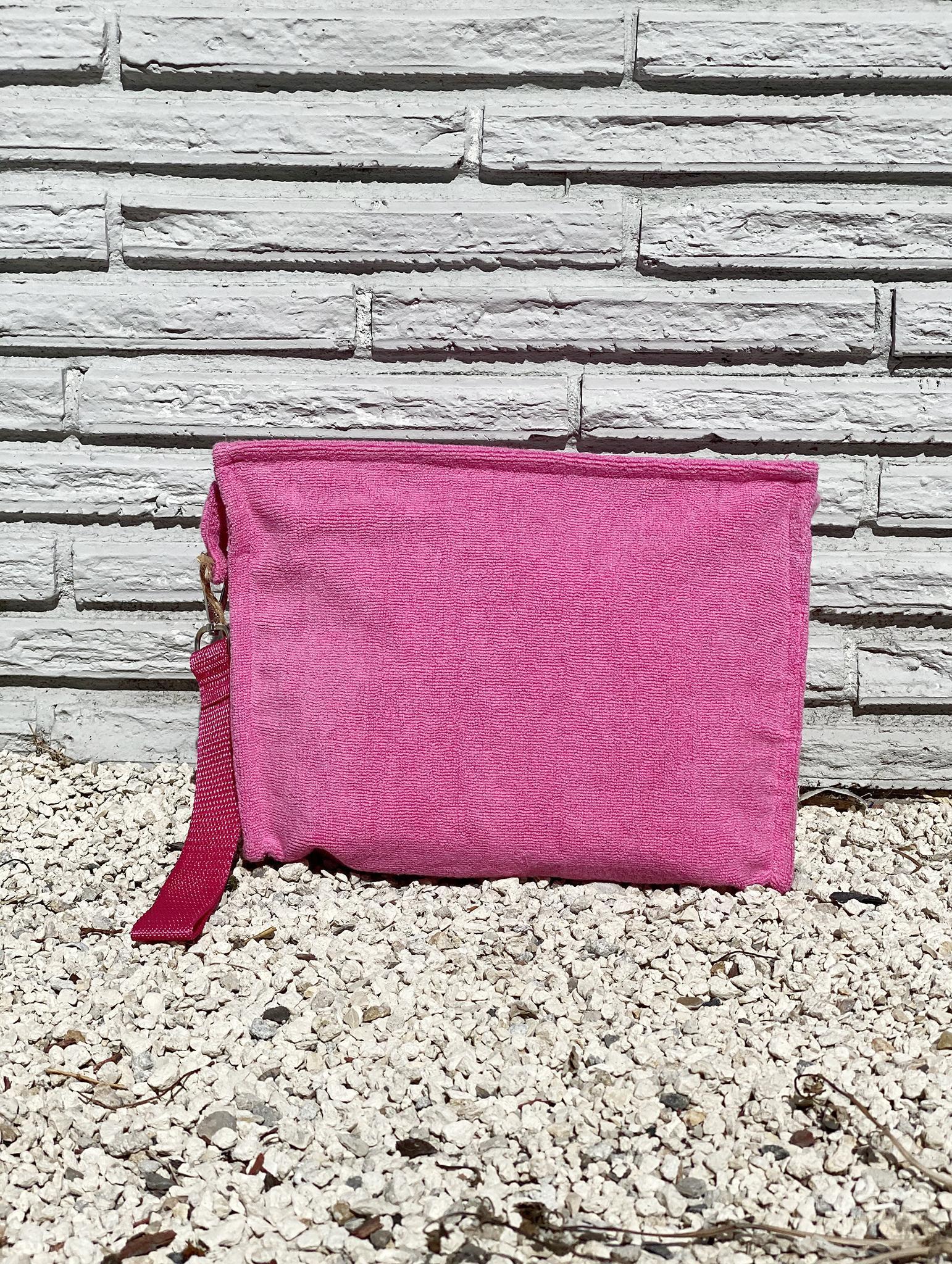 Terry Pouch Plastic Lined