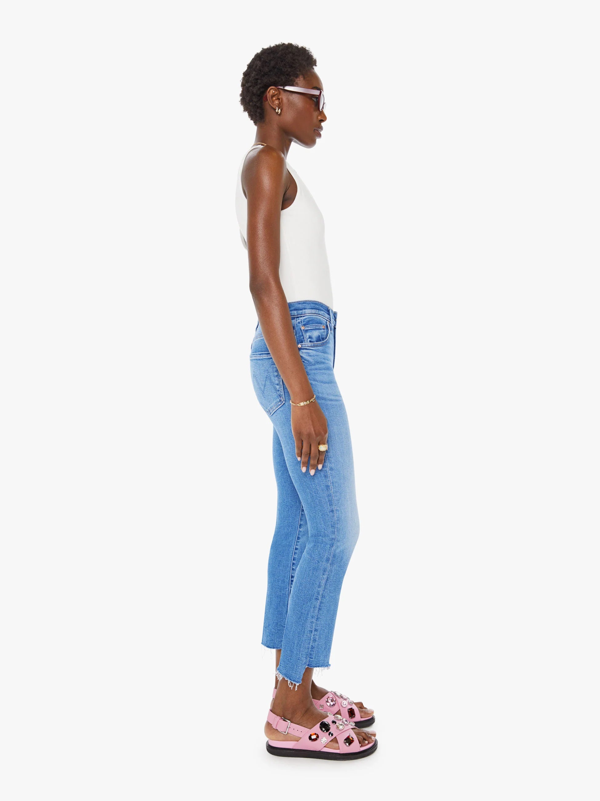 The Insider Crop Step Fray
