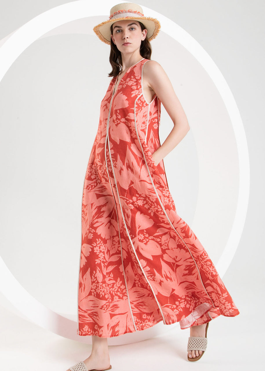 Purotatto Long Pink Dress