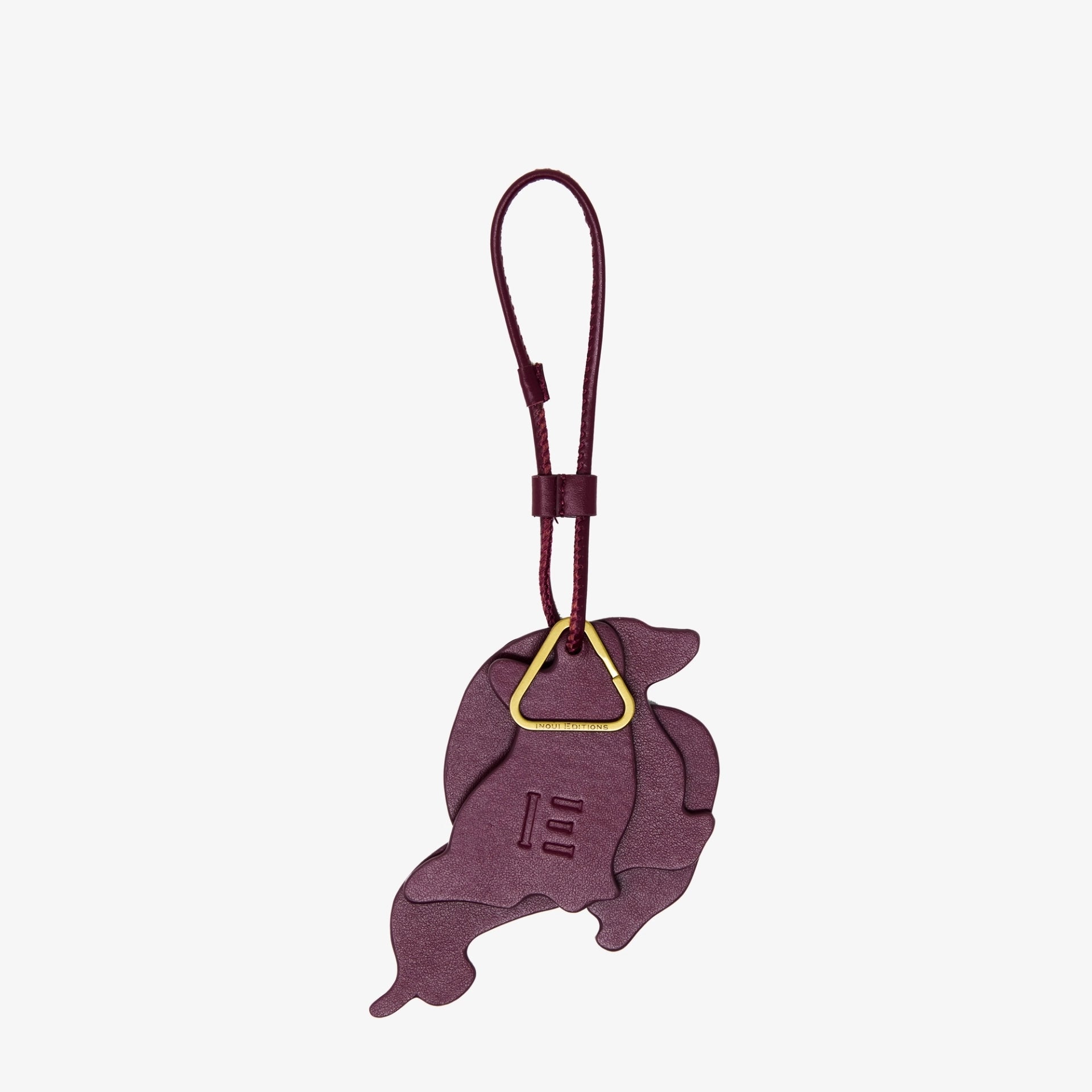 Inoui Keychain - Toutou - Burgundy