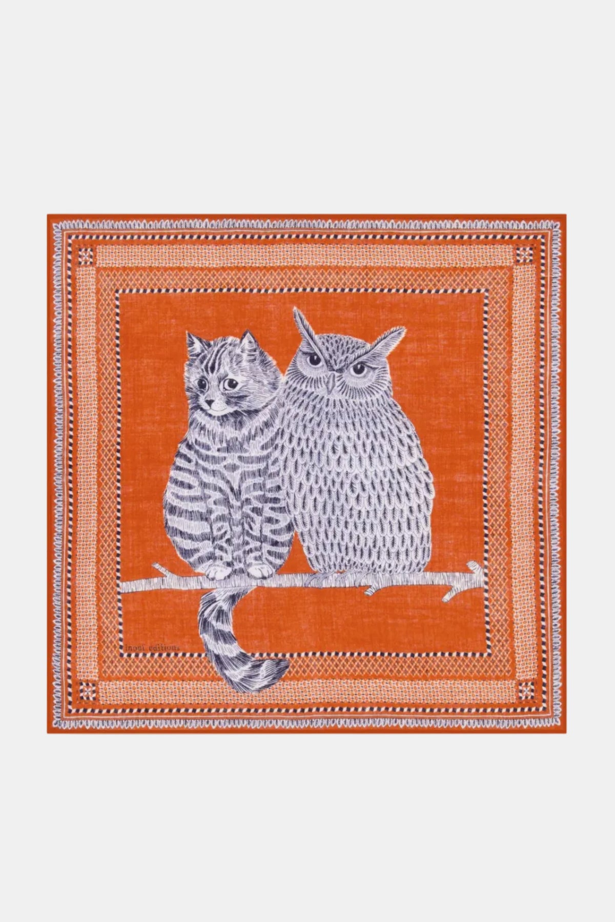 Square 70 - Chouette - Terracotta