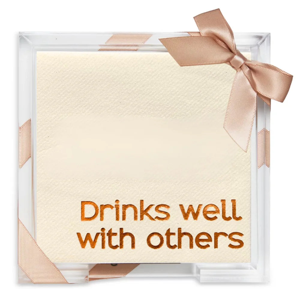 Lined Design Acrylic Hostess Set