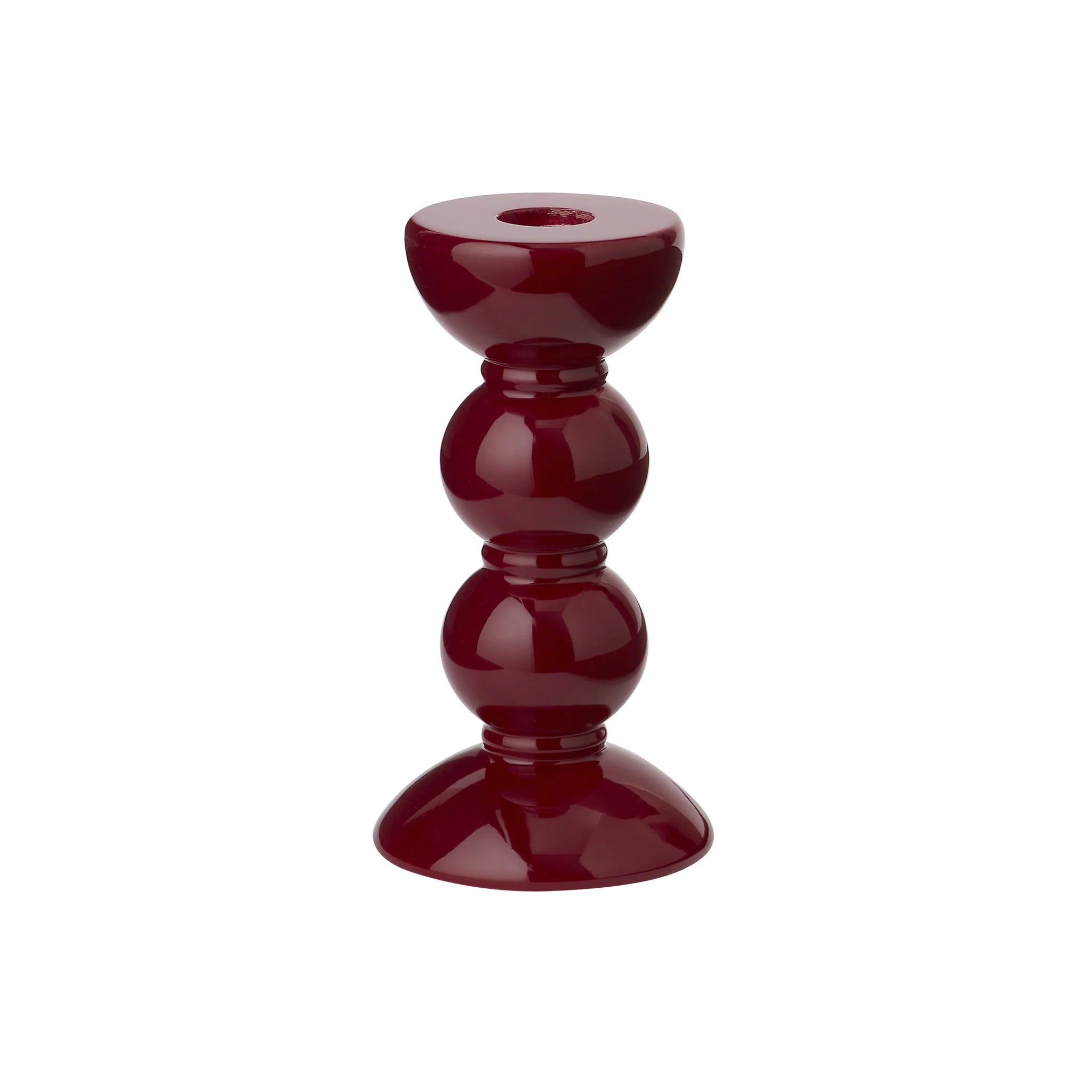 Medium Bobbin Candlestick- 14cm