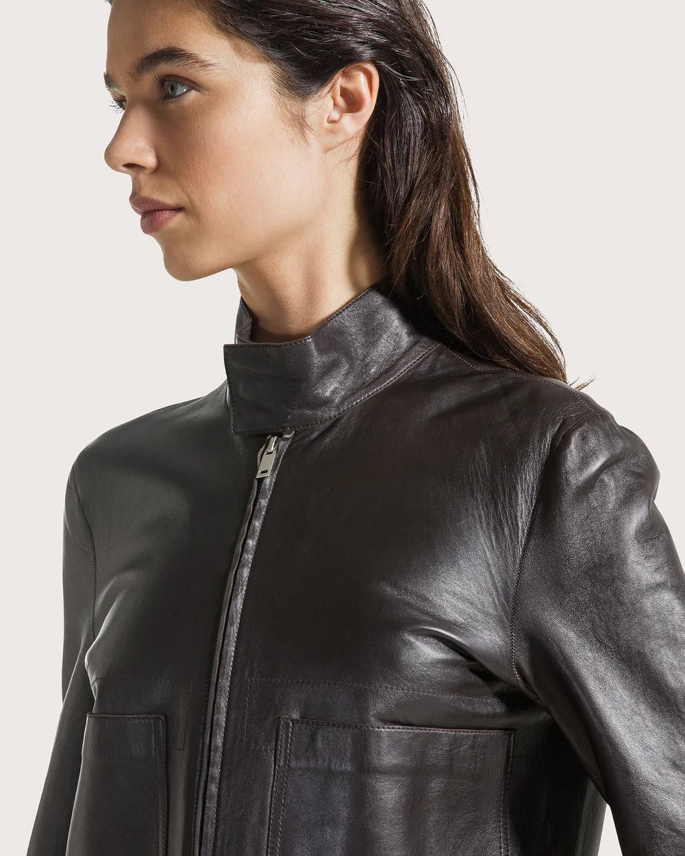Short Leather Jacket