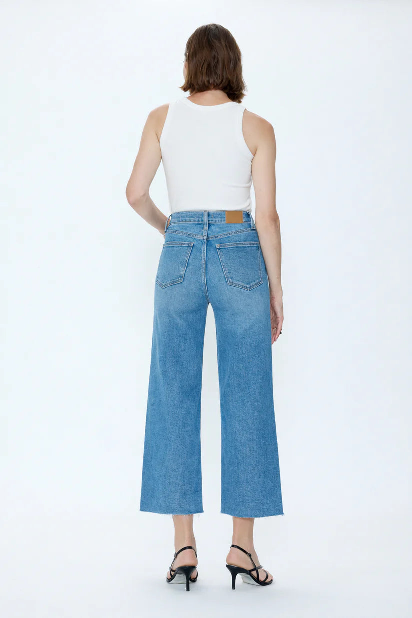 Lana Crop High Rise Ultra Wide Leg