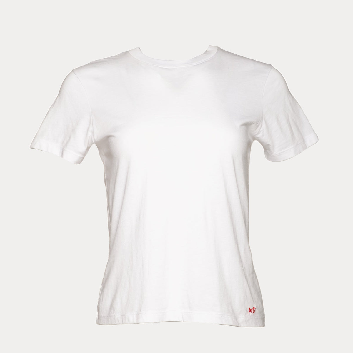 Super Crewneck Tee Shirt Pima Cotton White