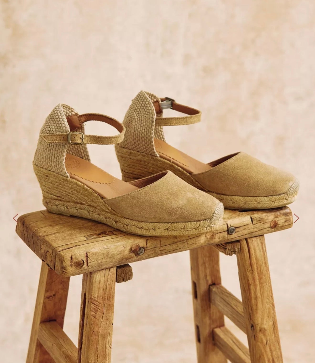 Mary Jane Suede Espadrille