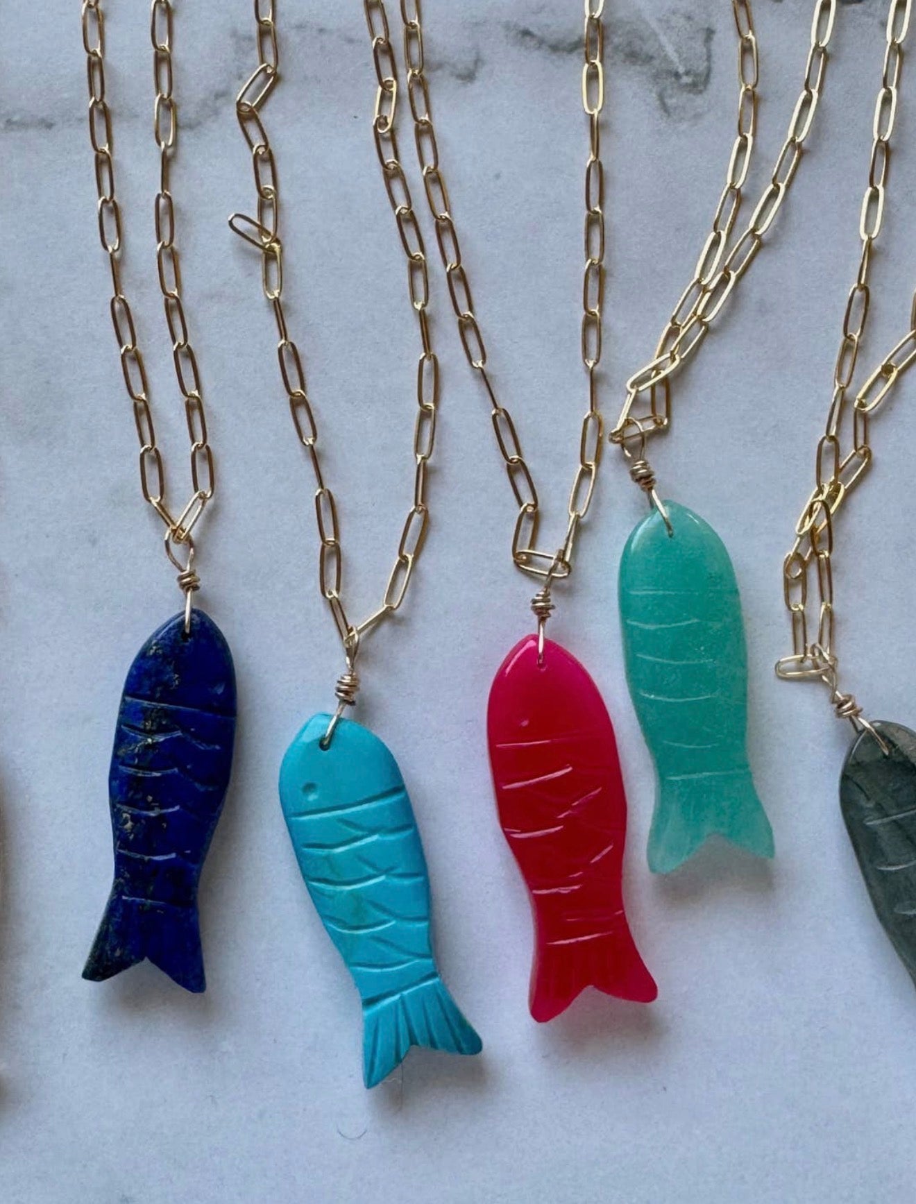 Asier Hand-Cut Fish Necklace