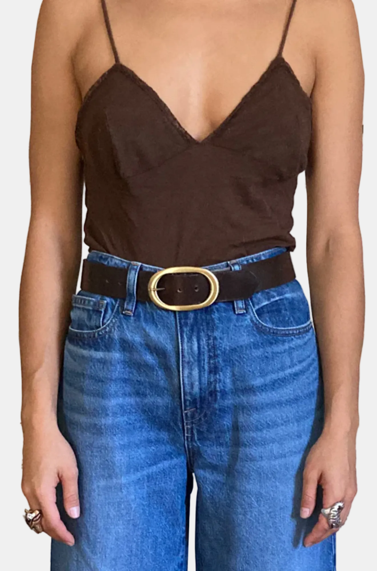 Kim-White-Classic-Oval-Belt-chocolate