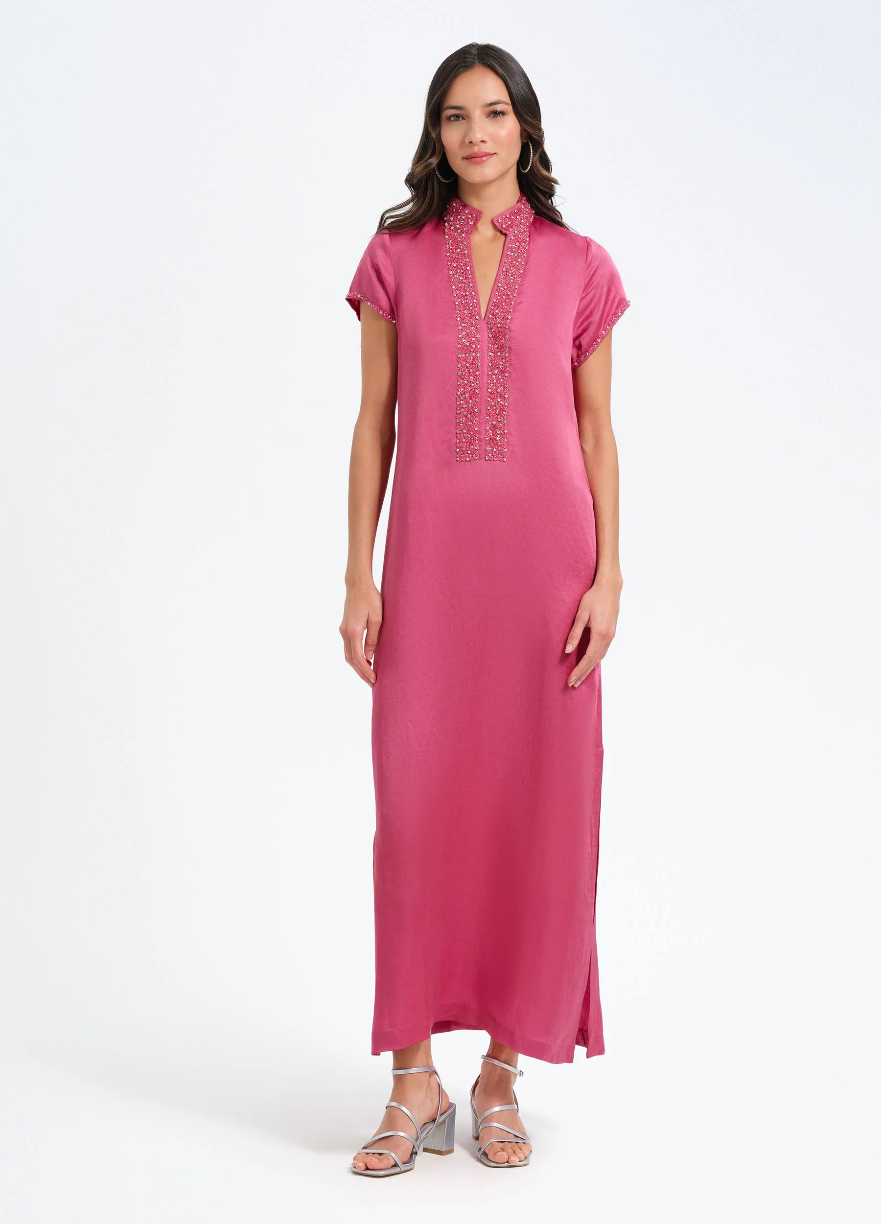 Meg 54" Cap Sleeve Caftan