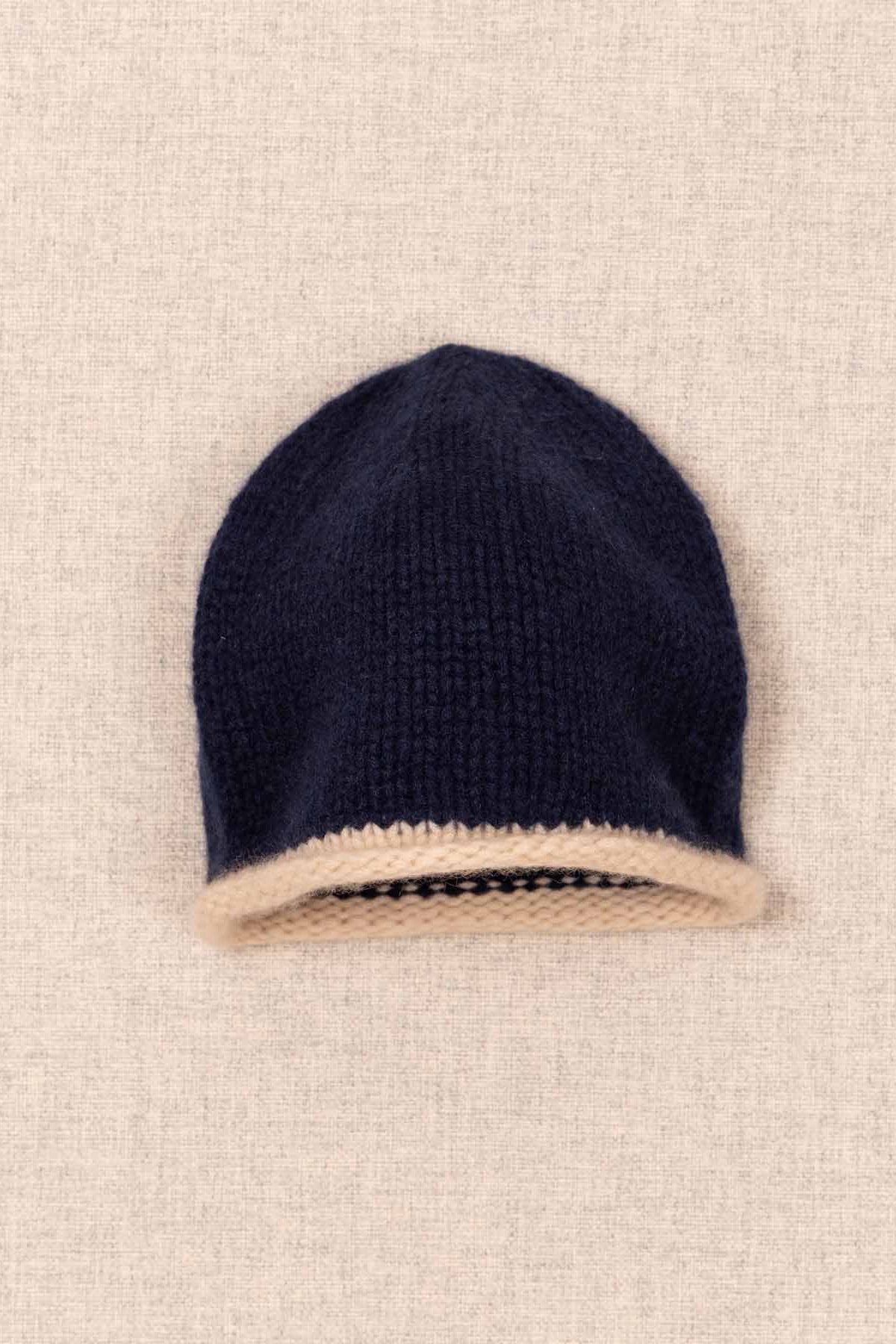 Cottage Hand-Knitted Rolled Edge Beanie