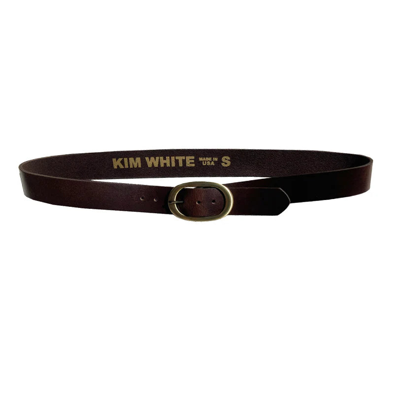 Kim White Classic Oval Belts