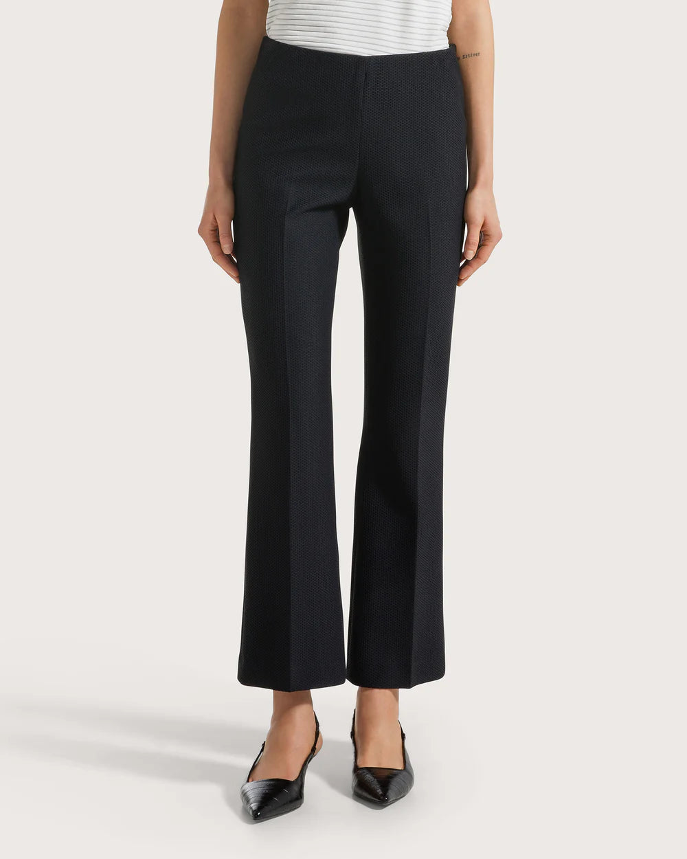 Slim-fit ankle-length pants