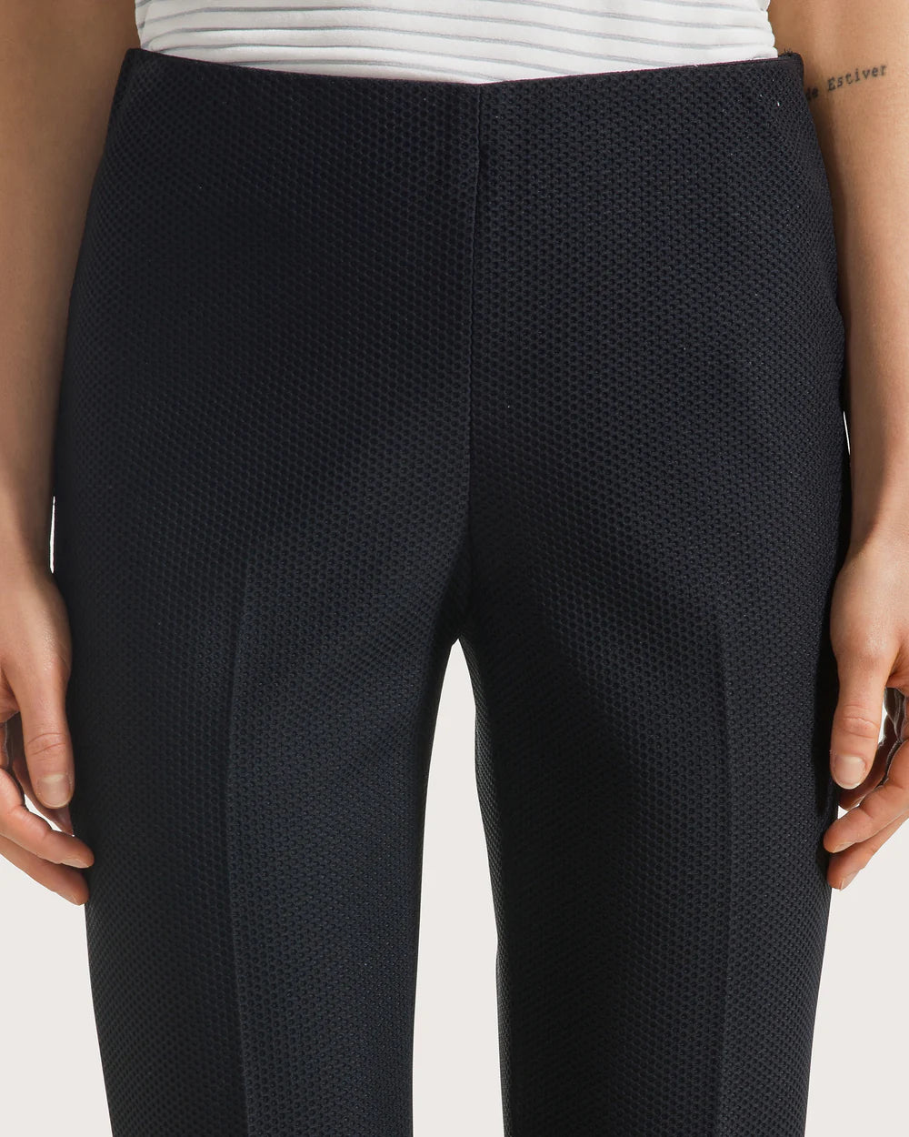 Slim-fit ankle-length pants