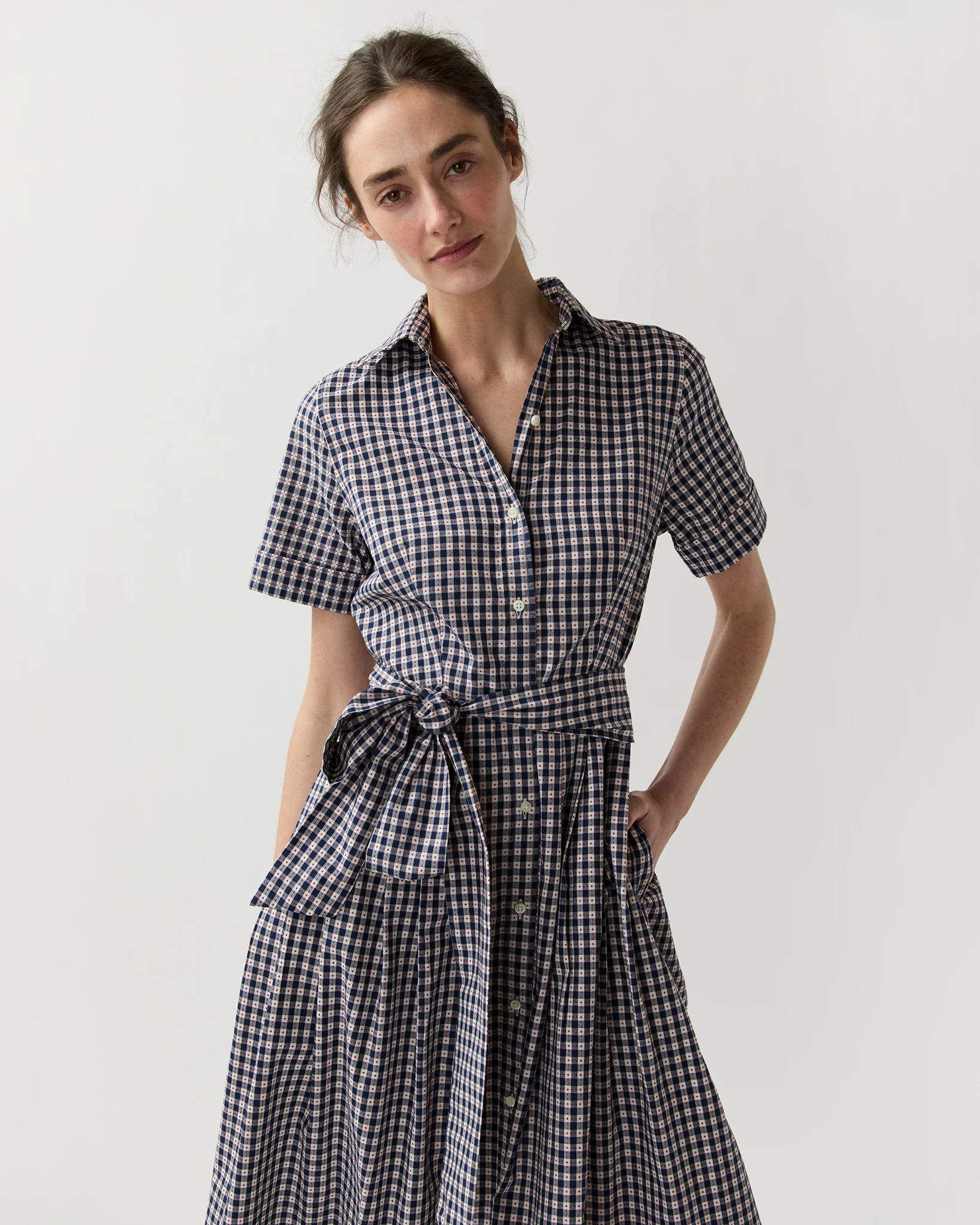 Ann Mashburn Classic Shirtwaist Maxi Dress