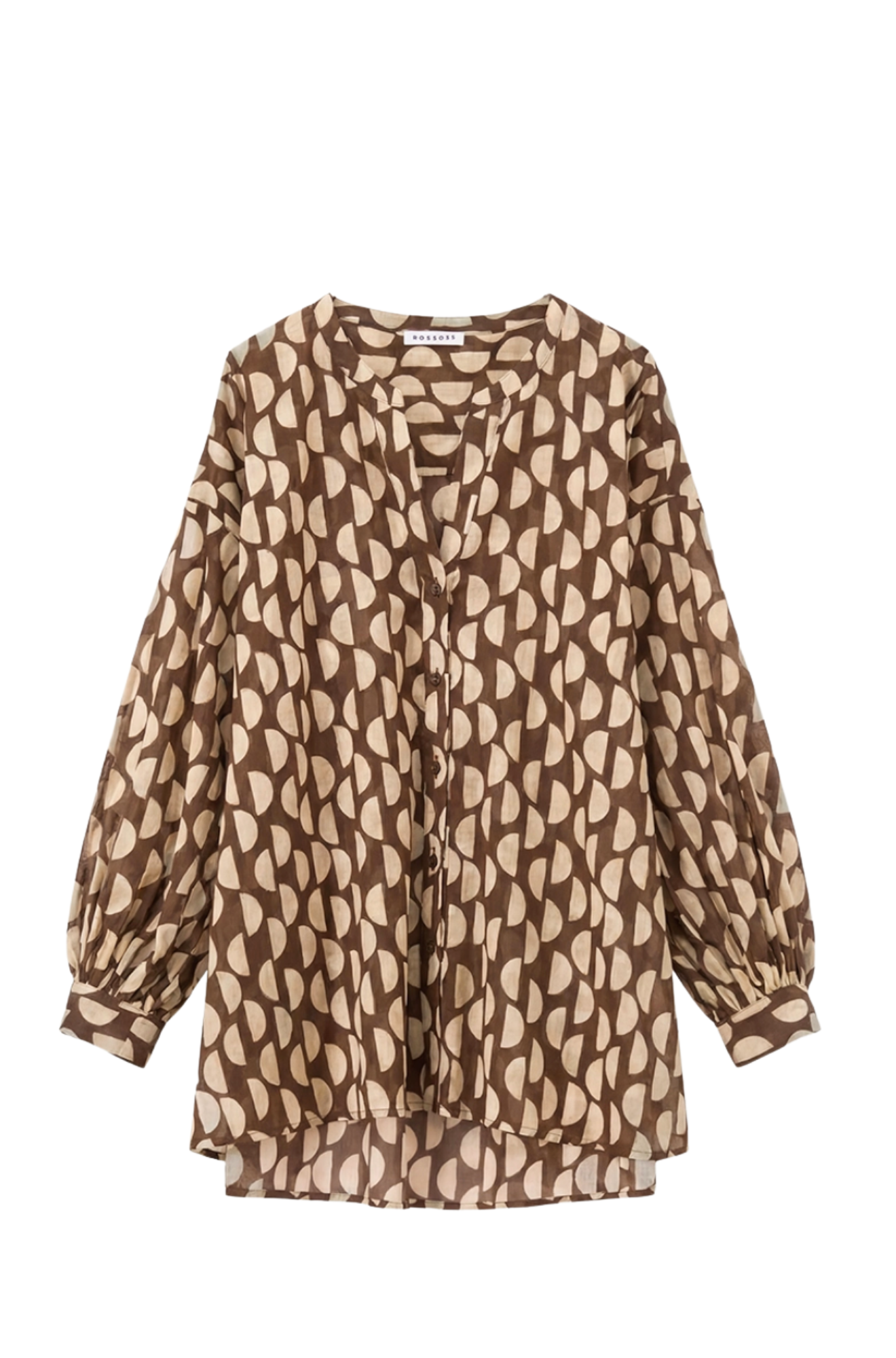 Puffed Sleeve Oversize Shirt