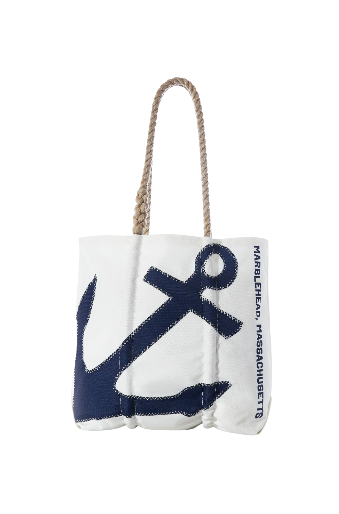 Navy Anchor Destination Medium Tote