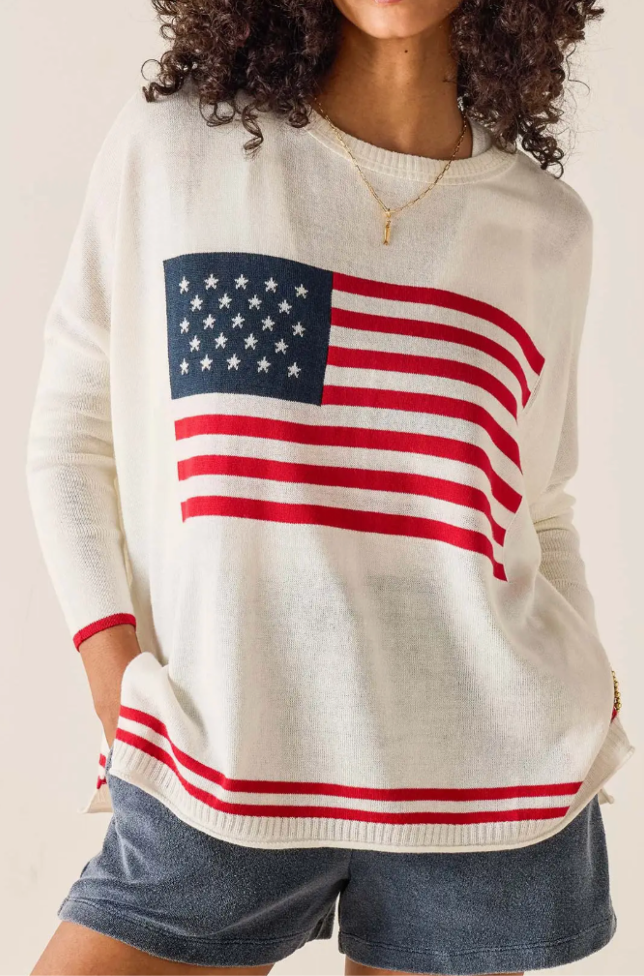 Catalina Flag Sweater - Red, White, and Blue