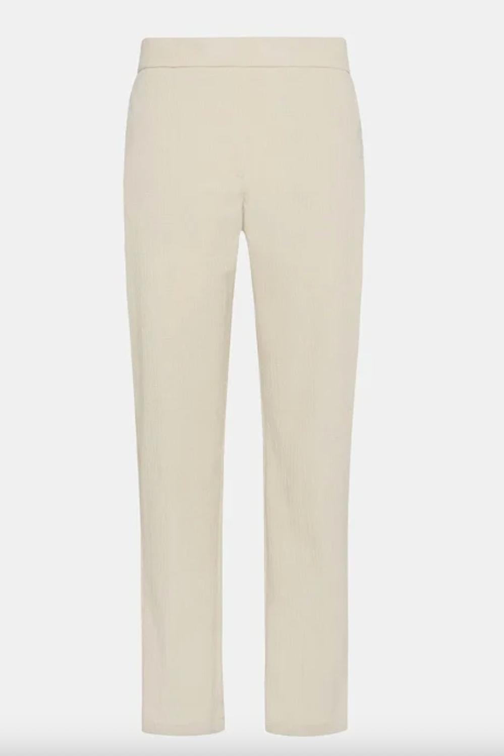 Beige pants on a white background
