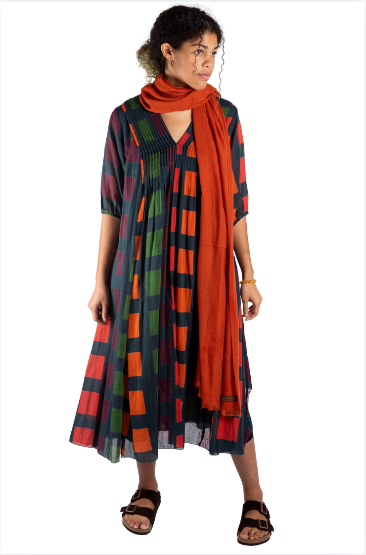 Skye Dress-Petrol