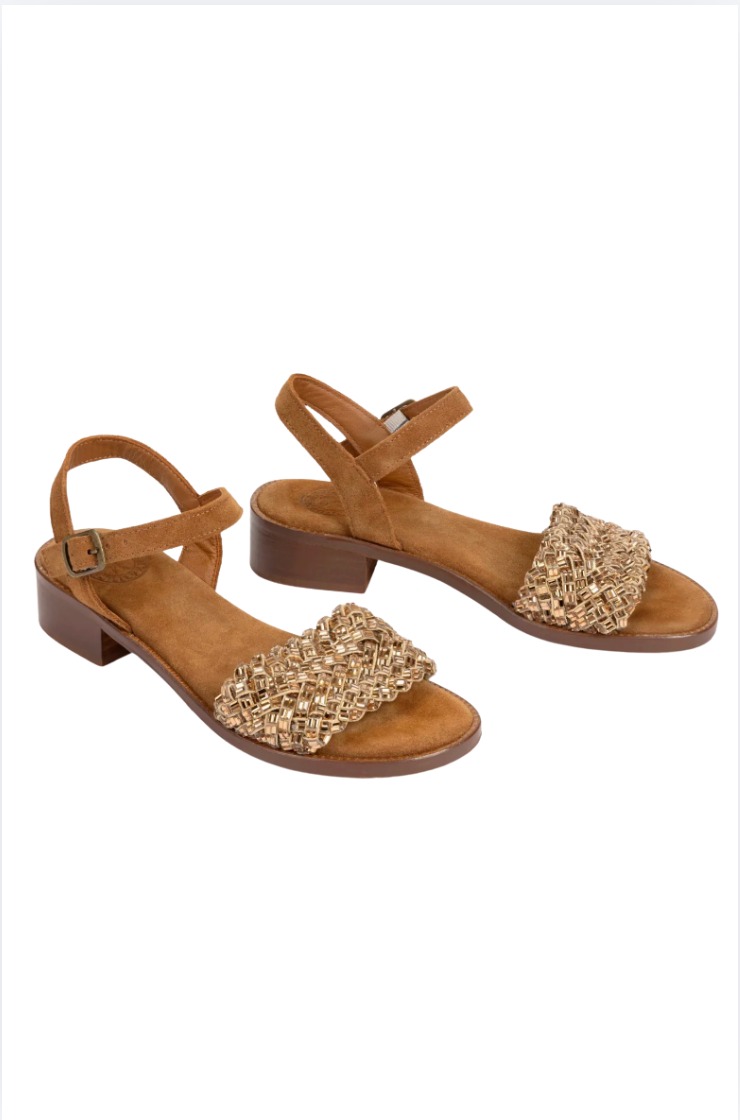 Milos Diamante Suede Sandal