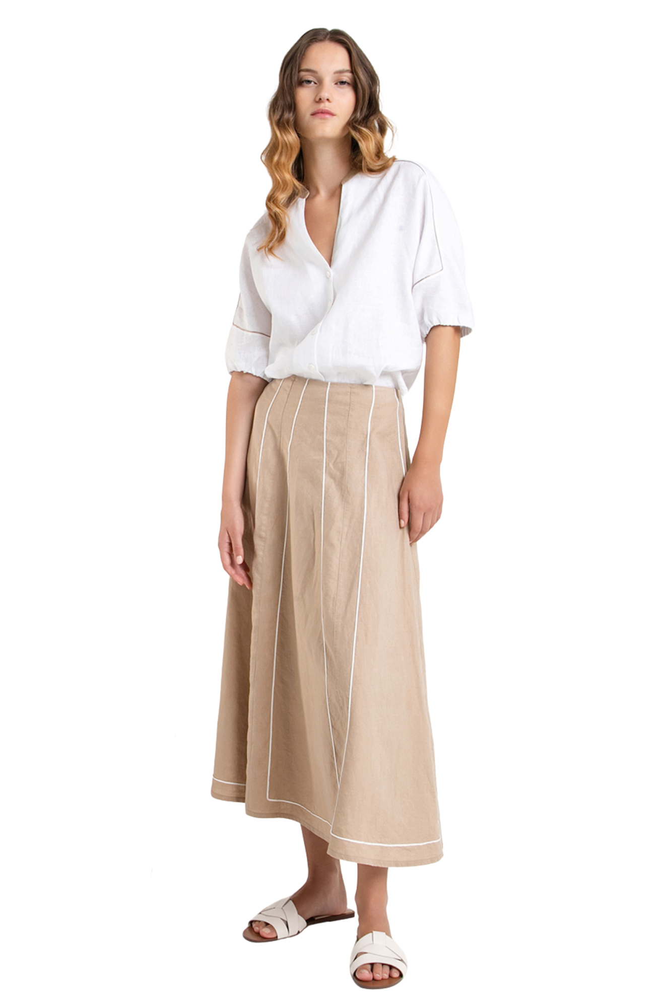 PUROTATTO Flared Skirt