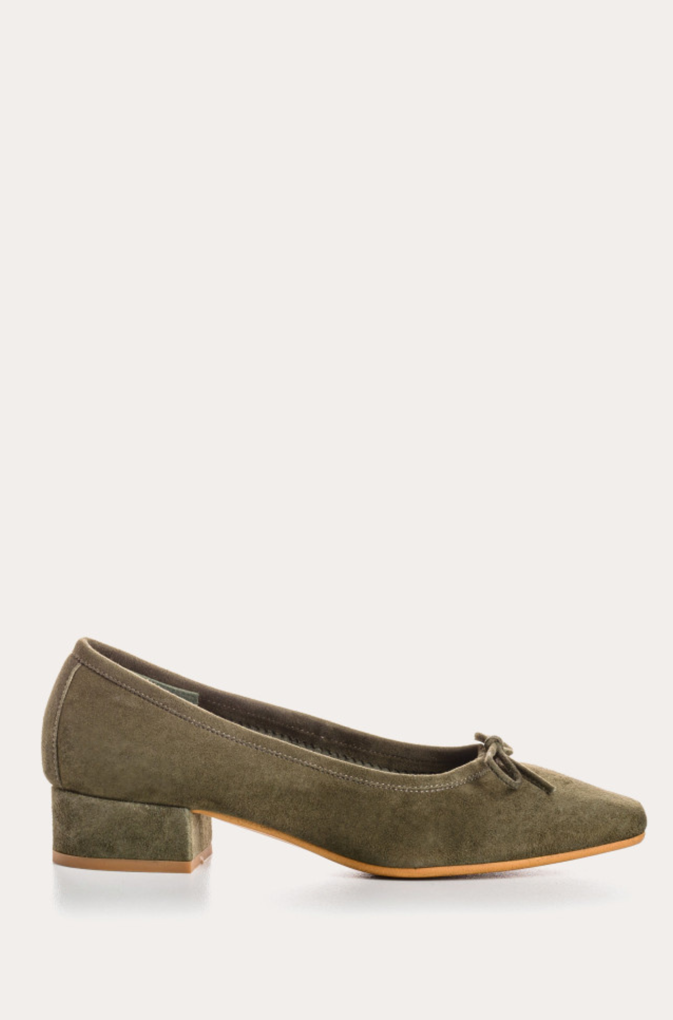 FETICHE SUEDE HEELED BALLERINAS