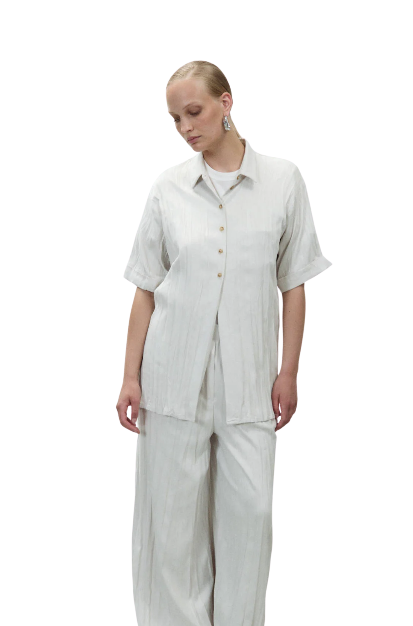 WRINKLED DAINETTO SHIRT