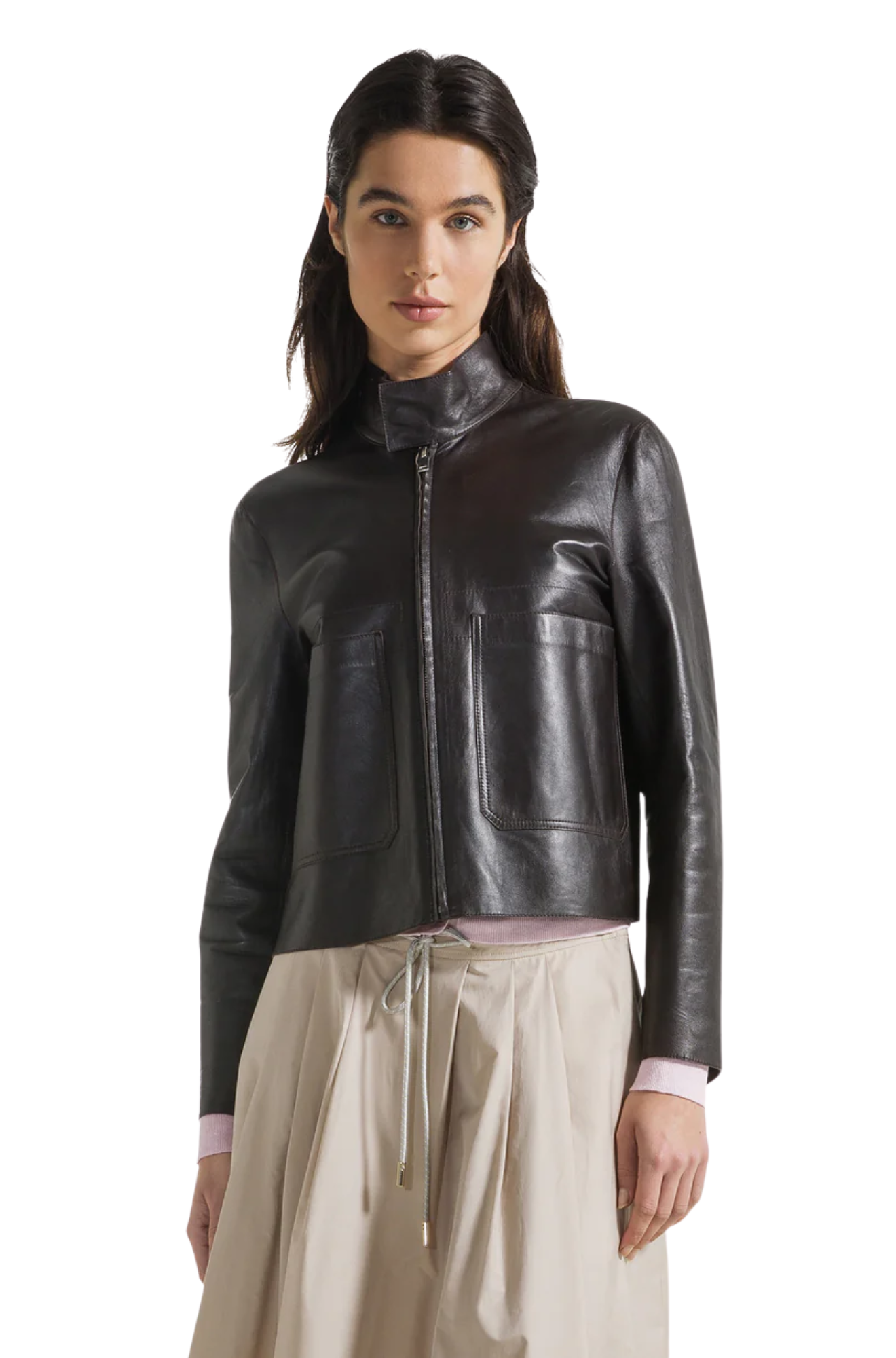 Short Leather Jacket