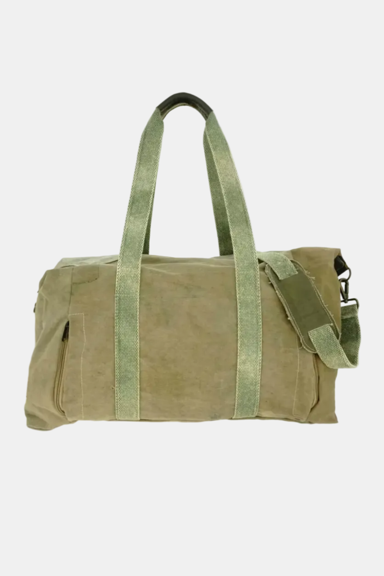 Recycled Military Tent Weekender Duffle Bag