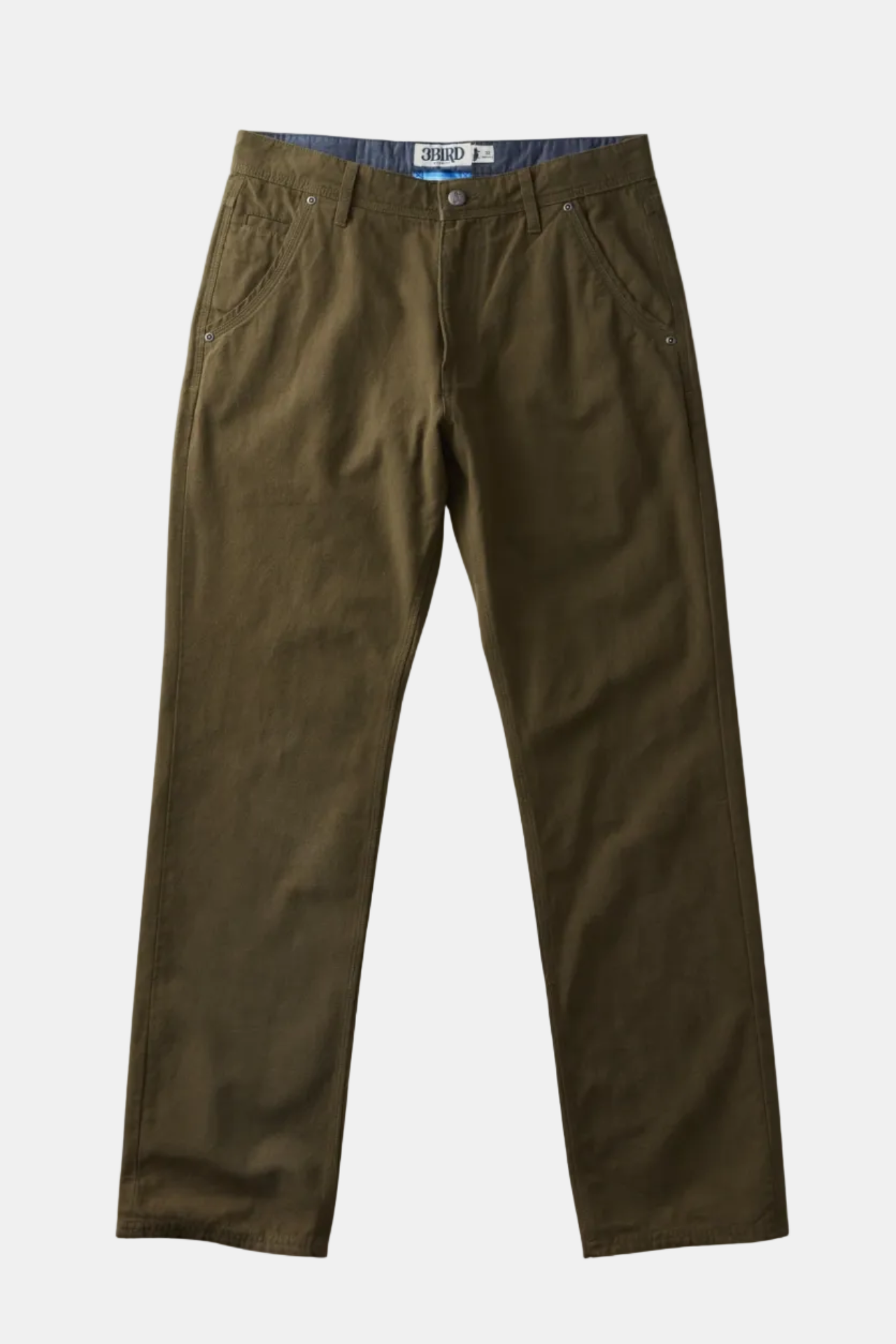 Brown pants on a white background
