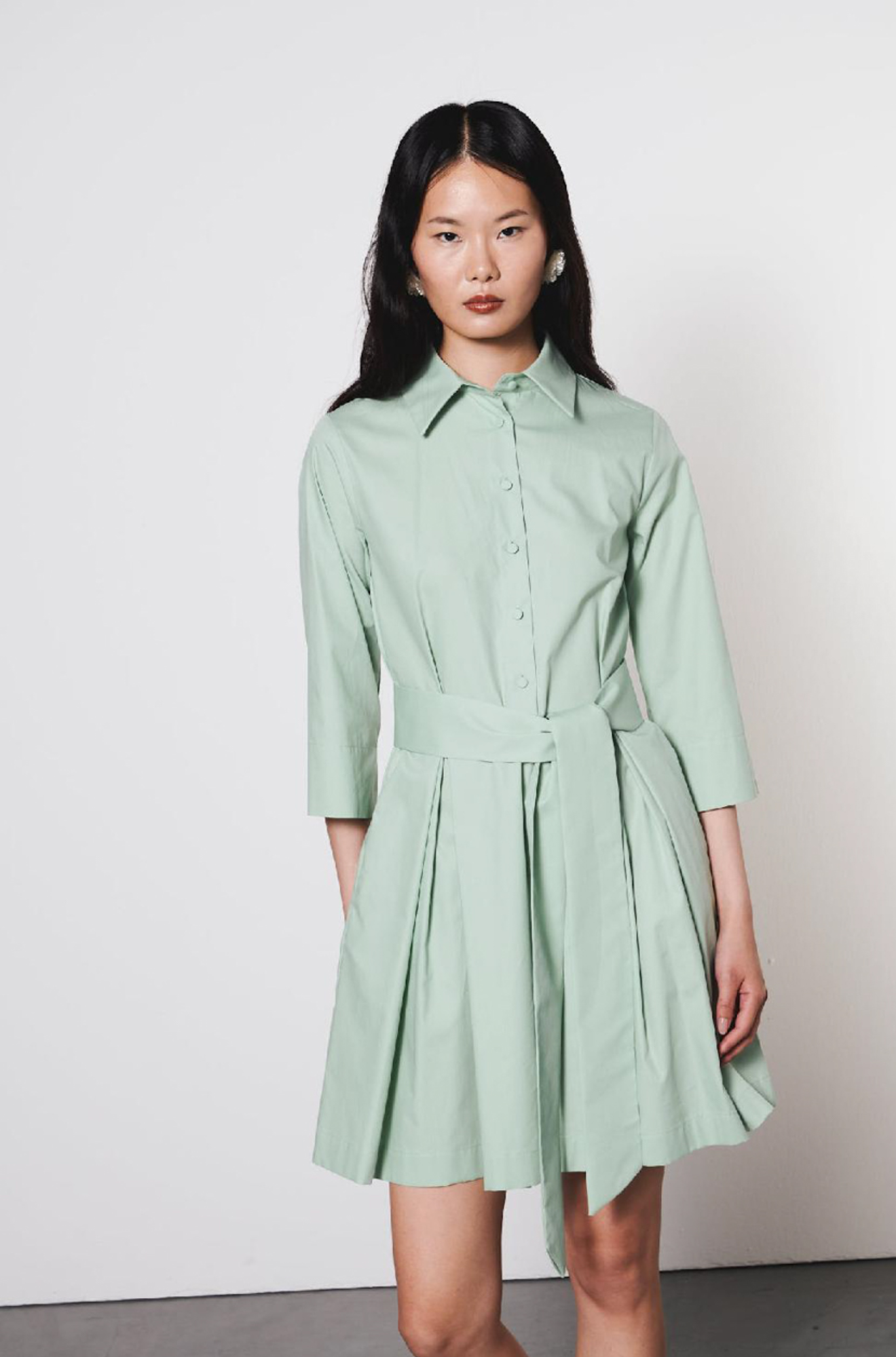 Milva Belted Short Dress