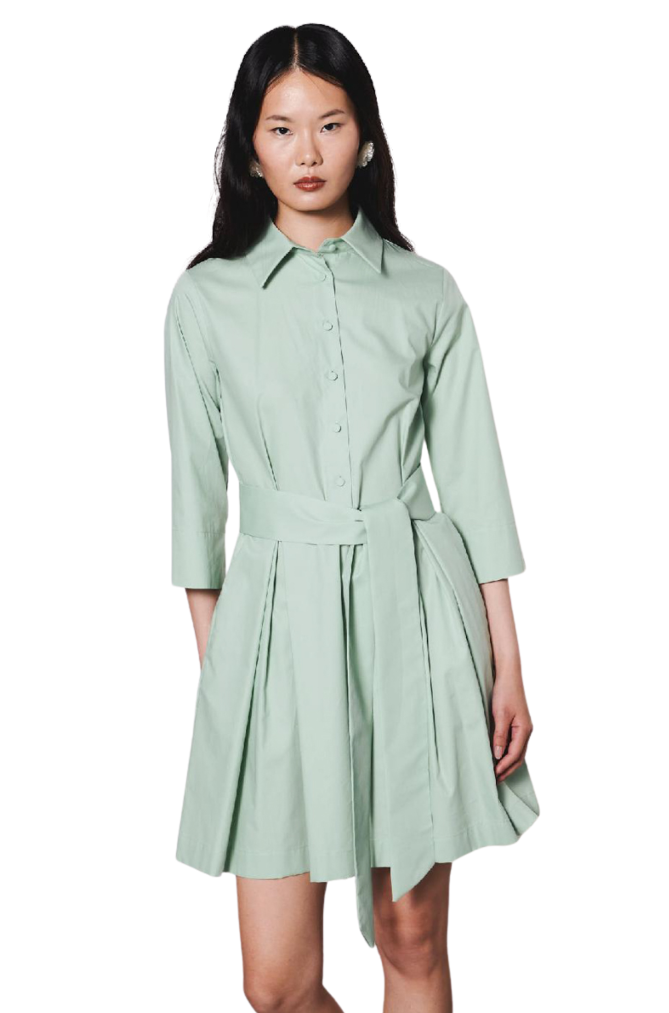 Milva Belted Short Dress