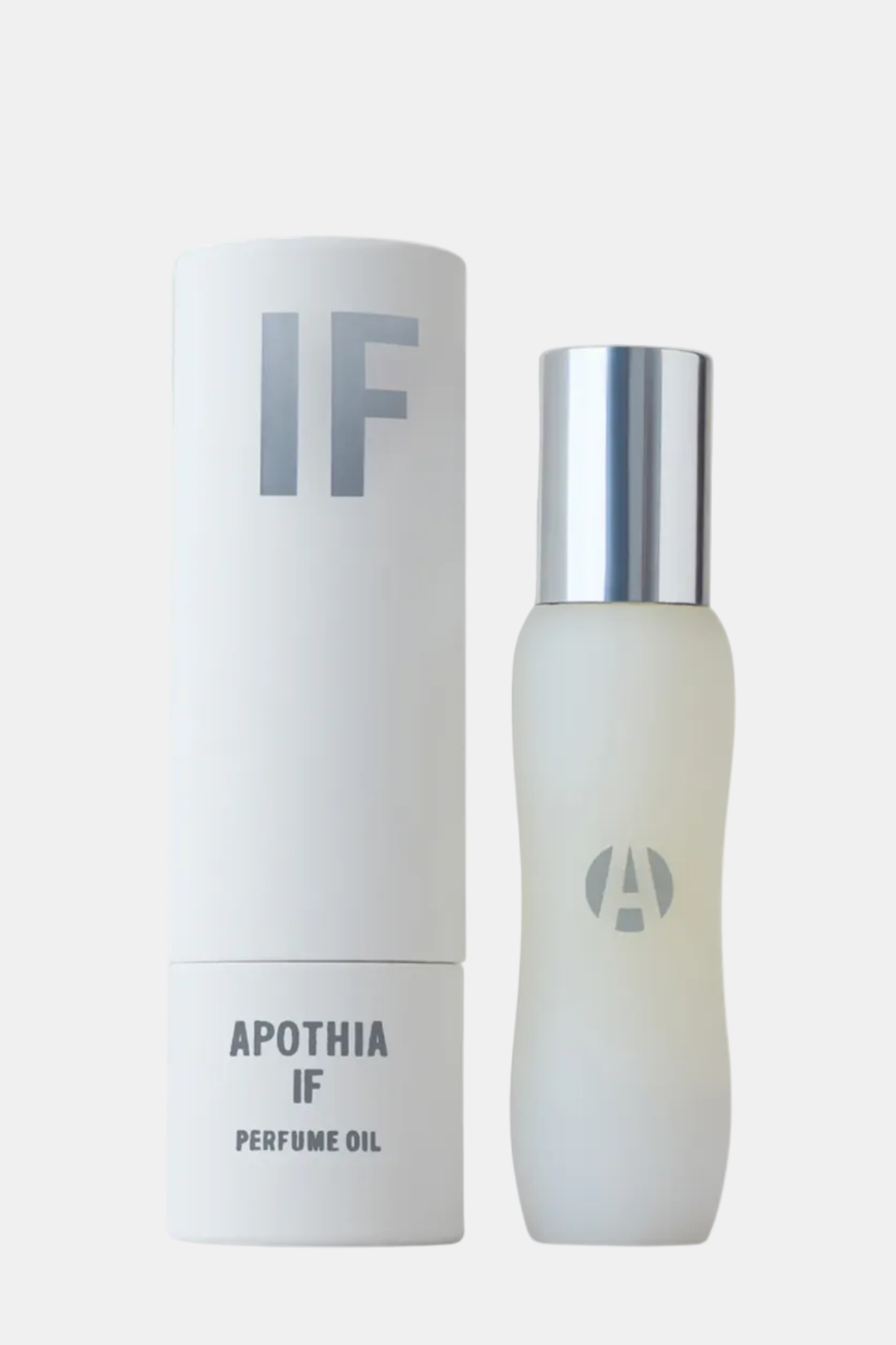 Apothia IF perfume oil bottle and packaging on a white background