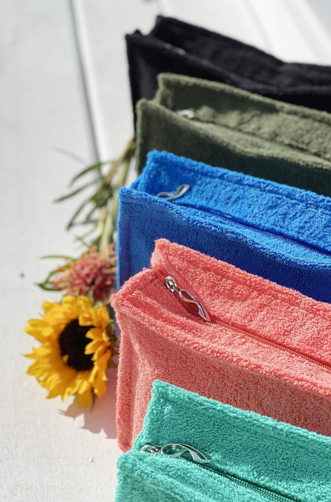 Terry Pouch Plastic Lined
