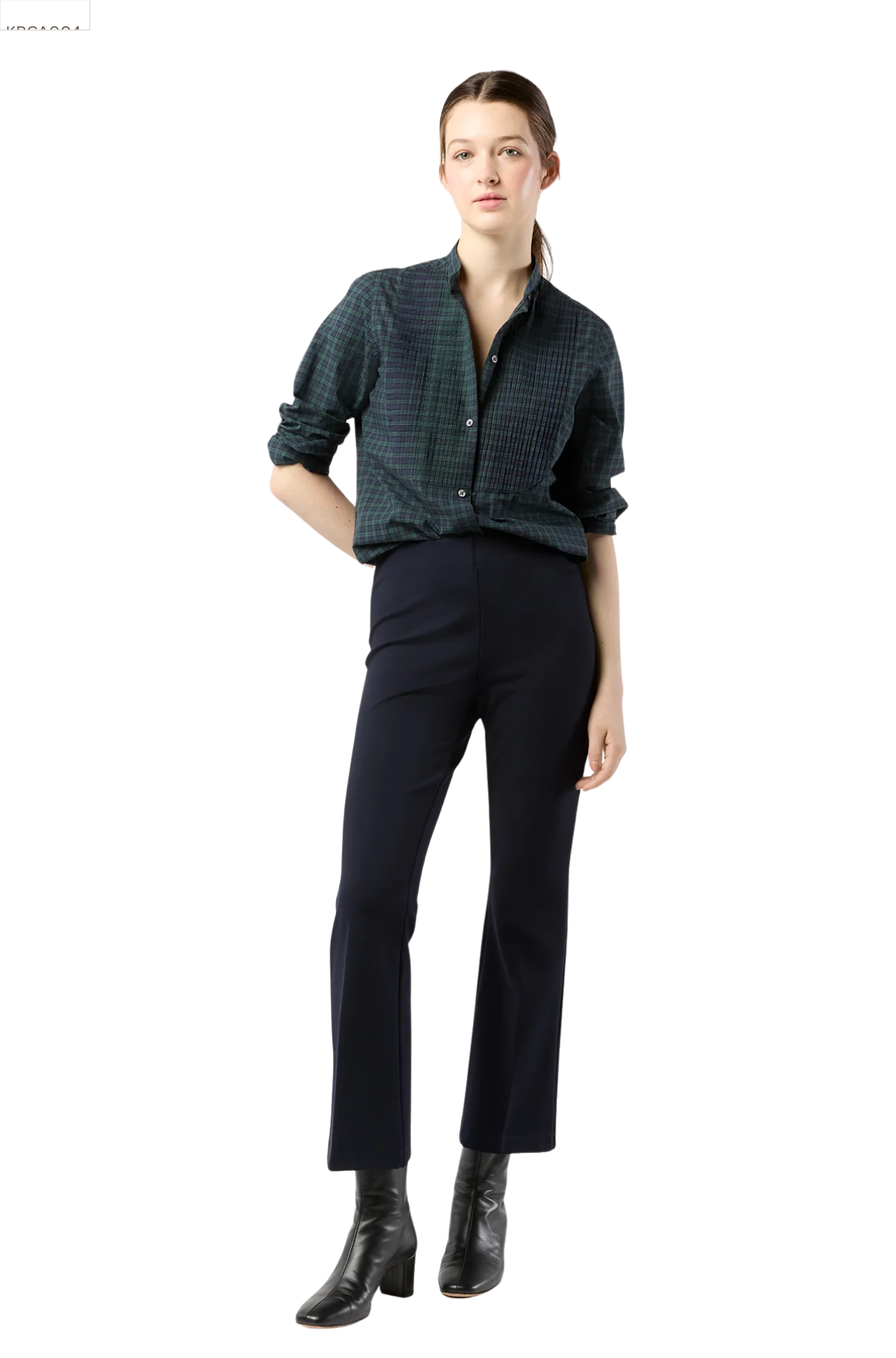 ann-mashburn-Hattie-Shirt-blackwatch-poplin
