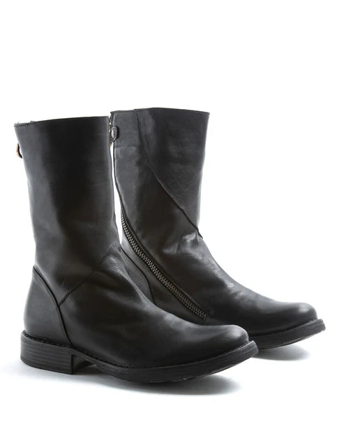 EZEE Black Leather Boots