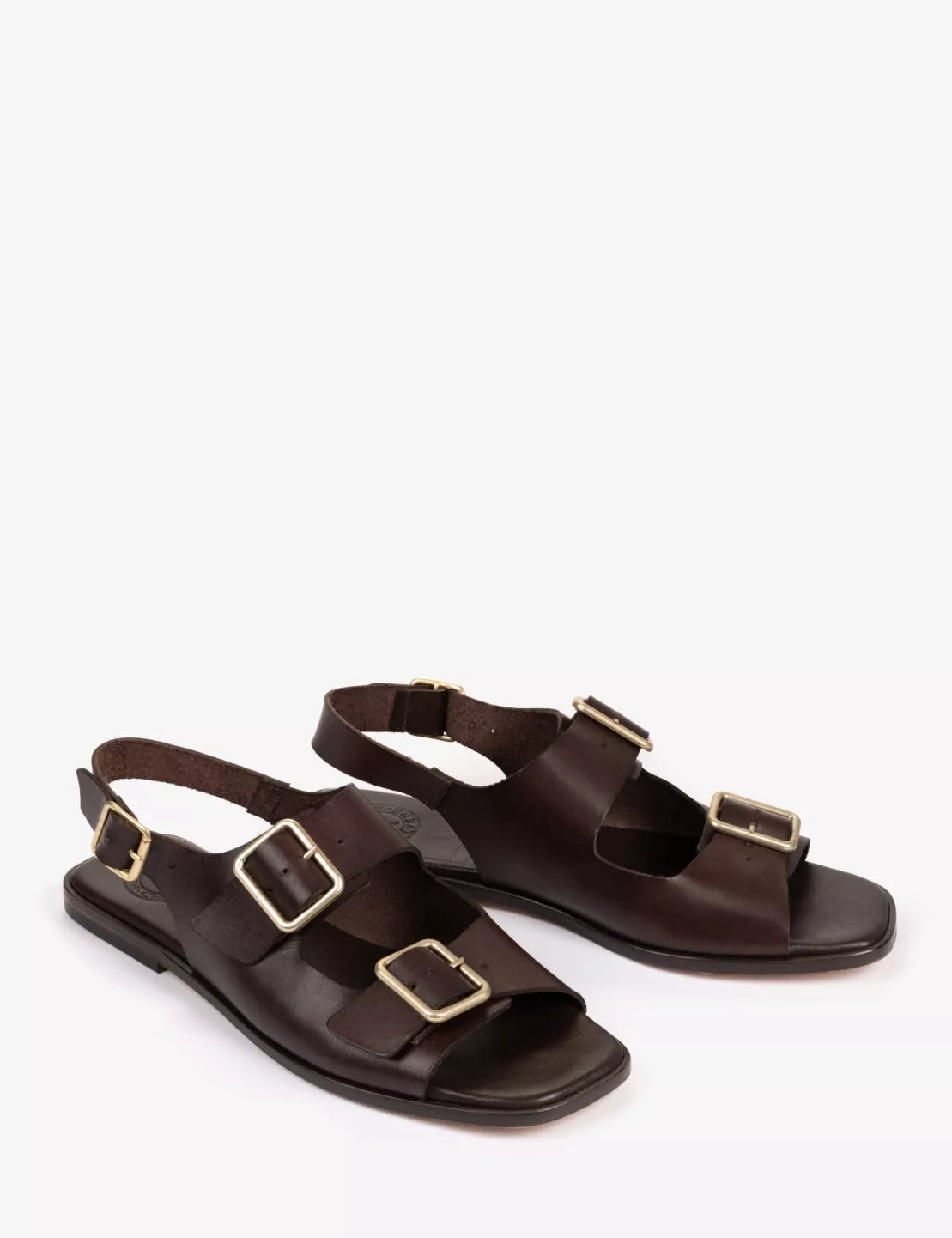 Portobello Leather Strappy Footbed Sandals