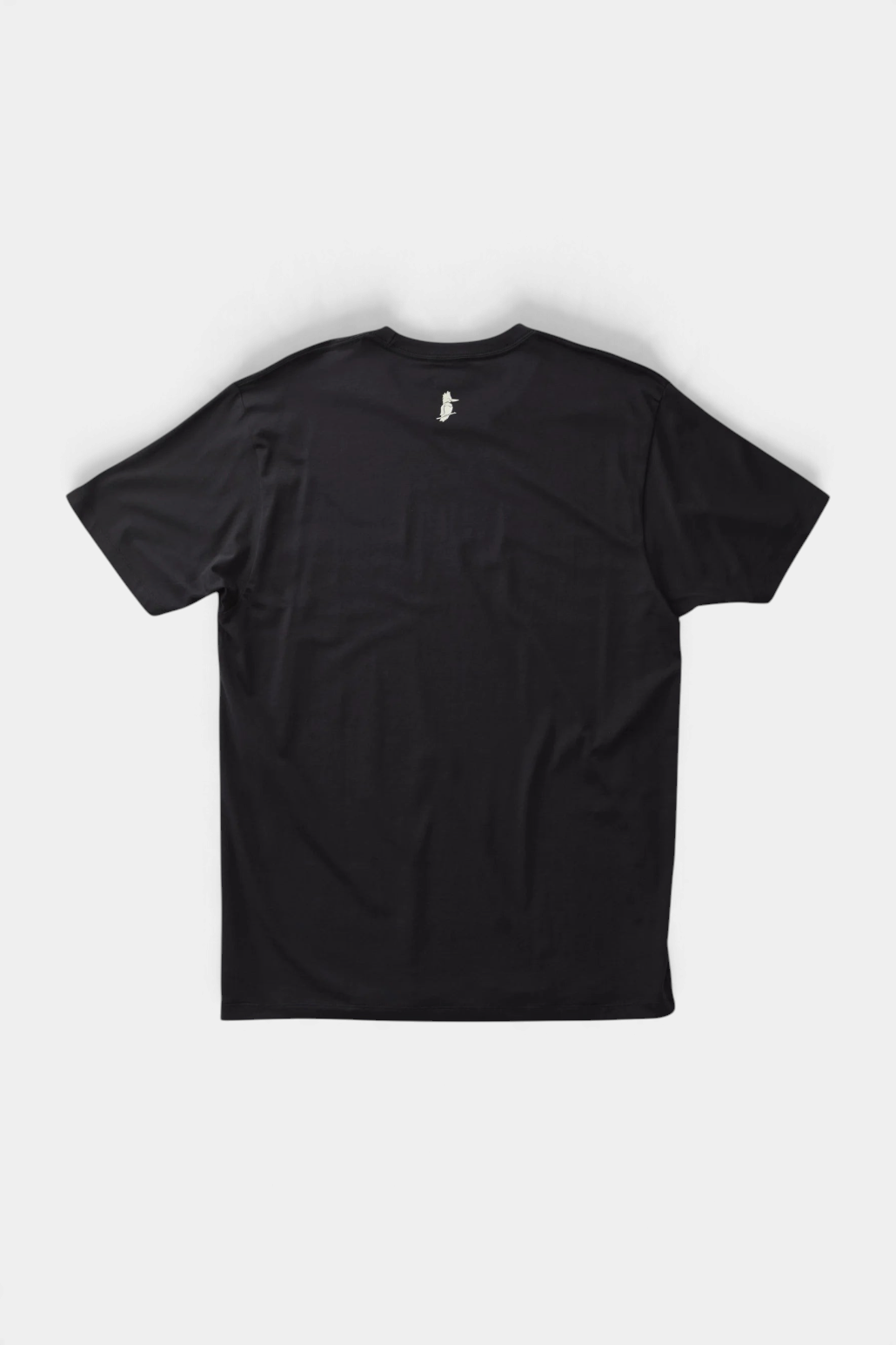 The Copper Shed 3B Tee in black, a classic fit short-sleeve shirt made from soft organic cotton and spandex blend.