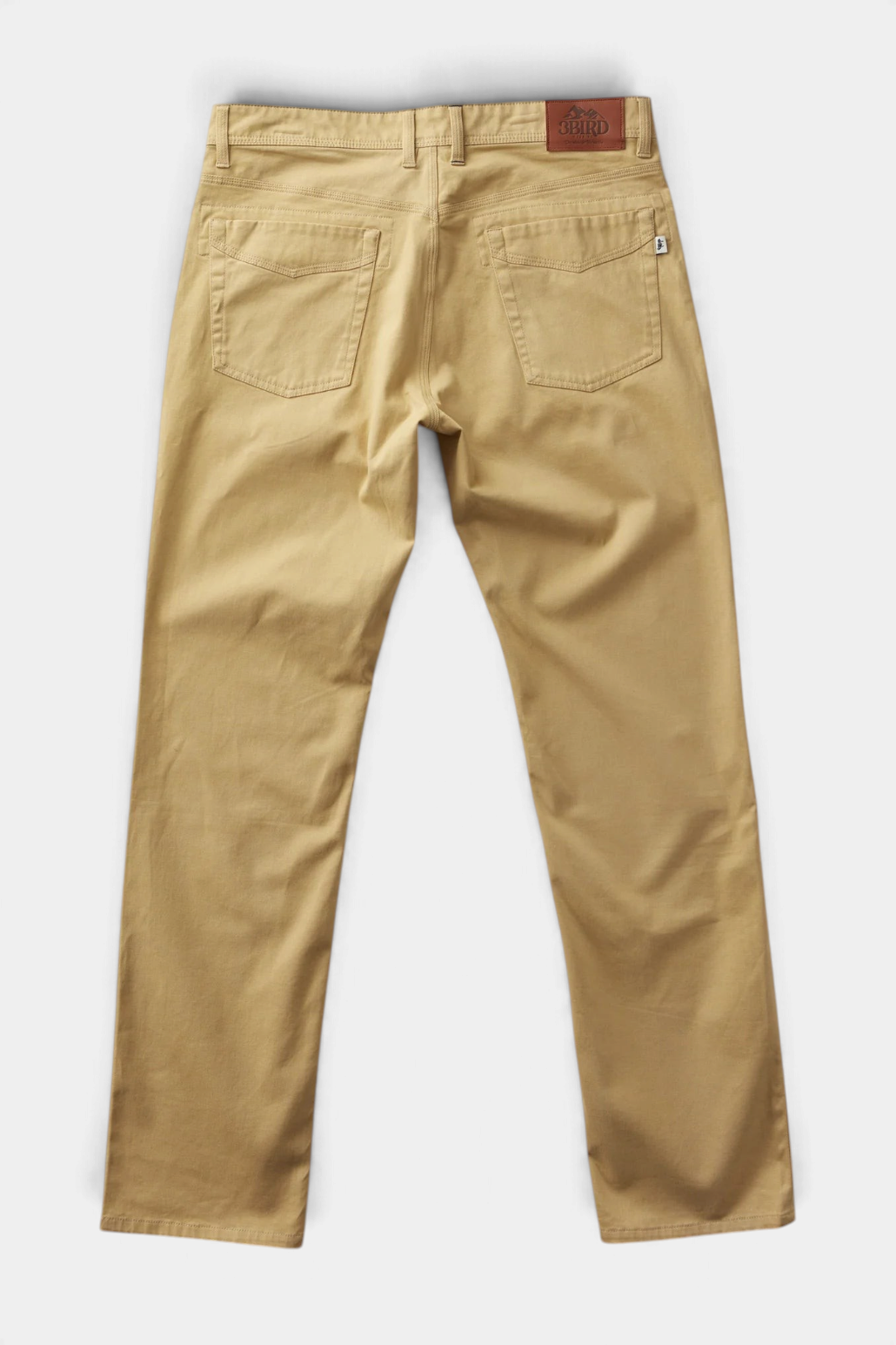 The Copper Shed Breakout tan organic cotton broken twill pants featuring 5-pocket styling and reinforced back pockets.