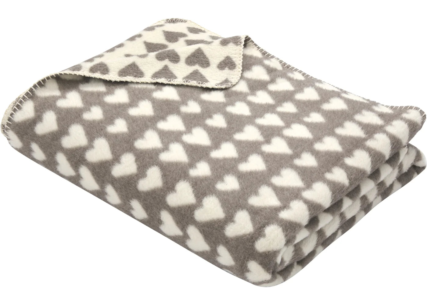 SAVONA velour throw “HEARTS”