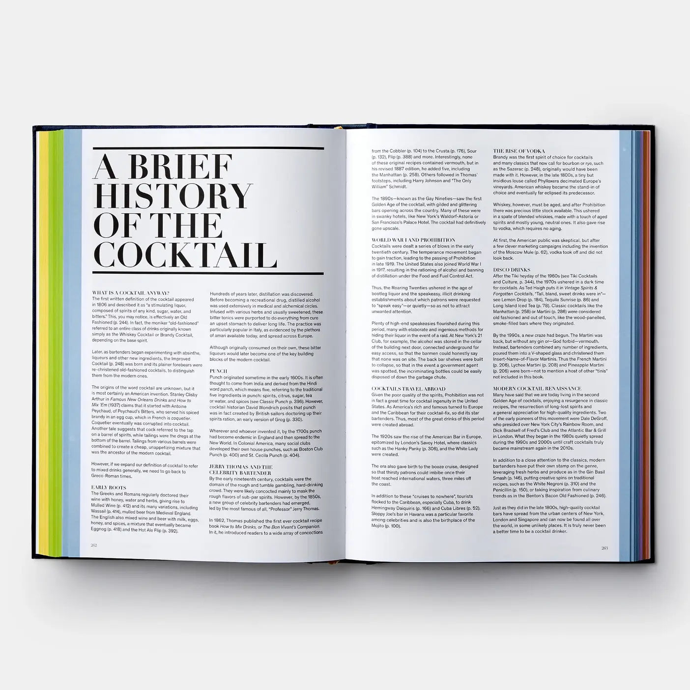 Open book with text on a white background