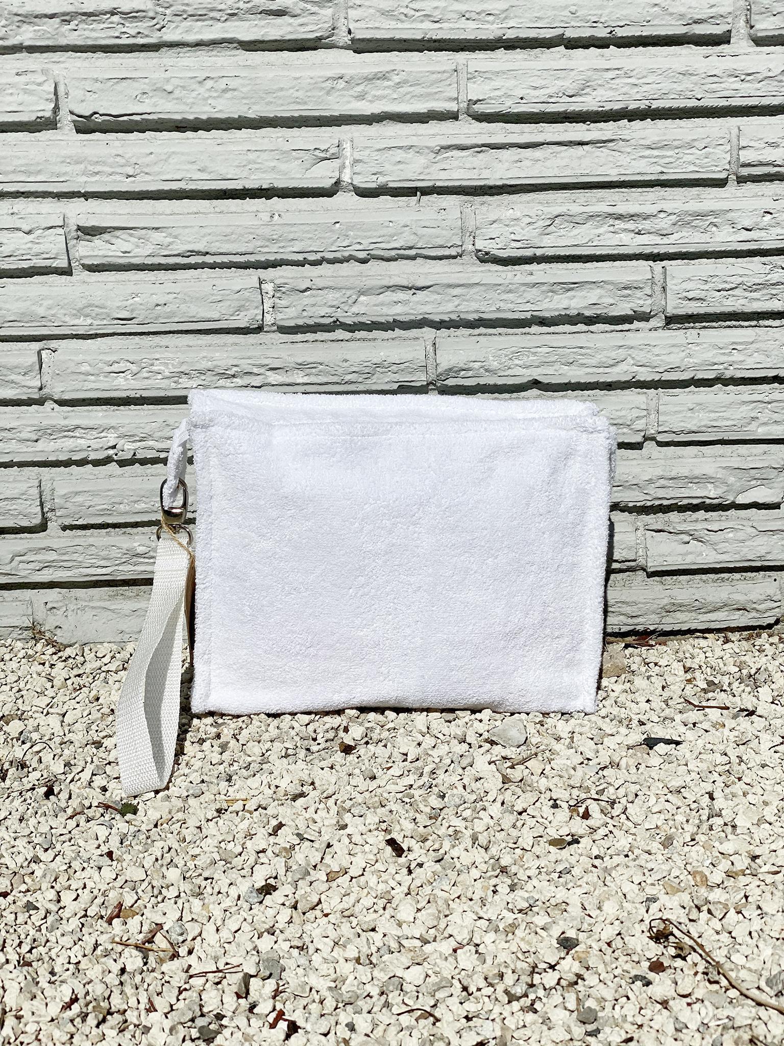 Terry Pouch Plastic Lined