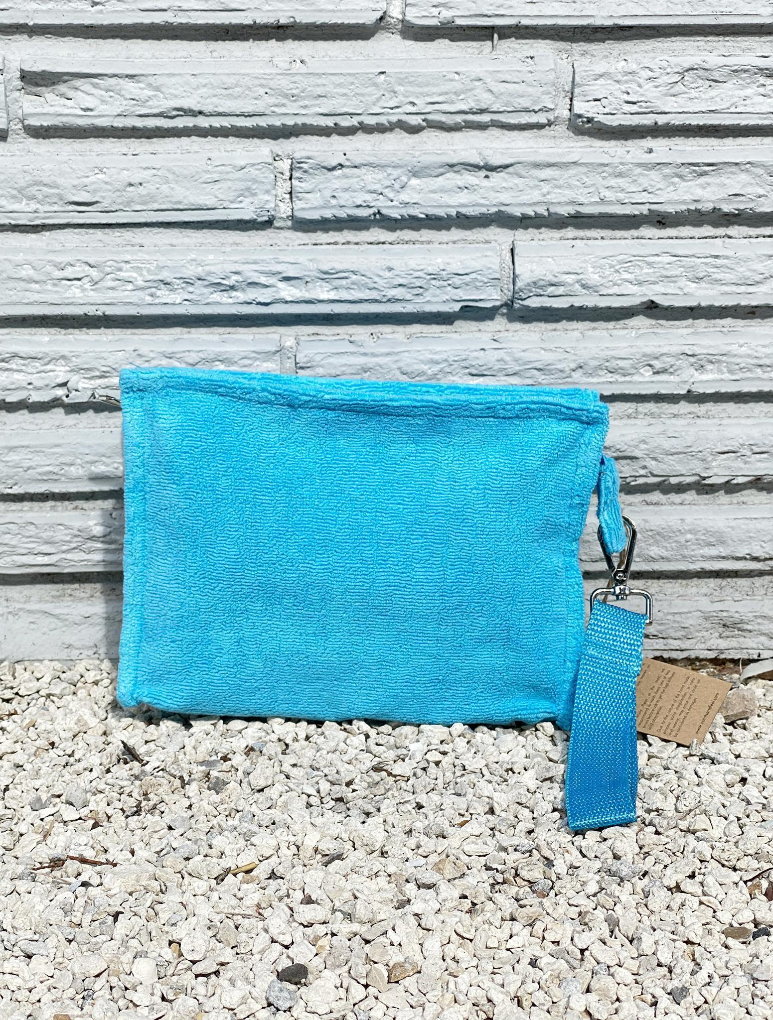 Small Terry Pouch Plastic Lined