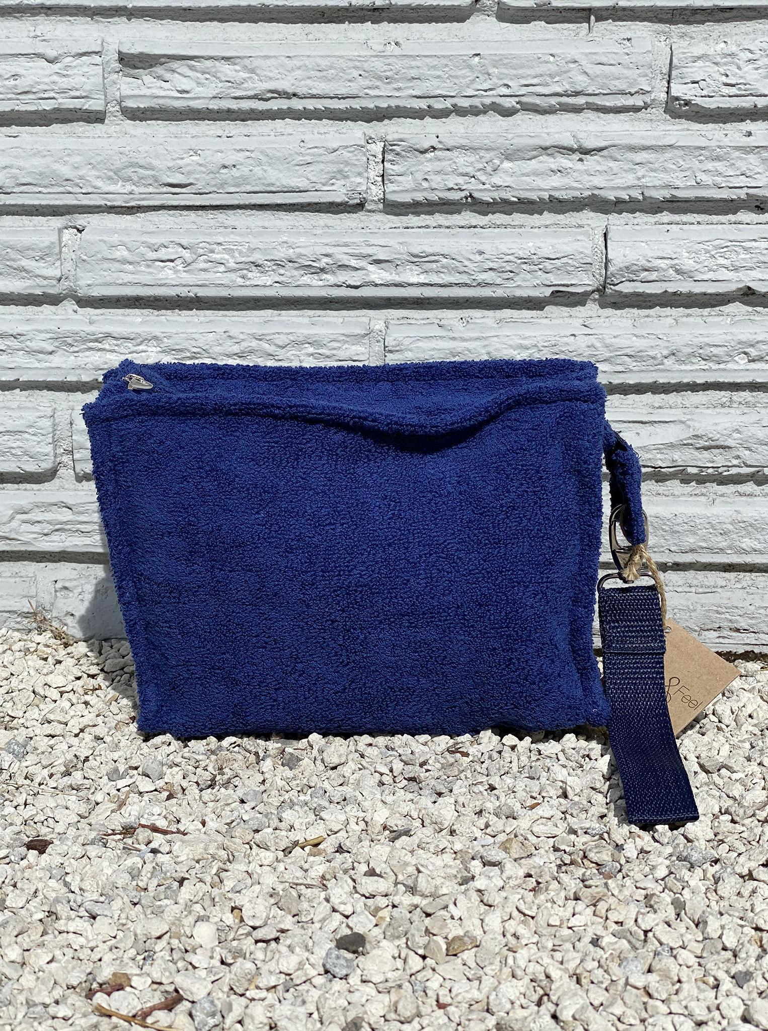 Small Terry Pouch Plastic Lined