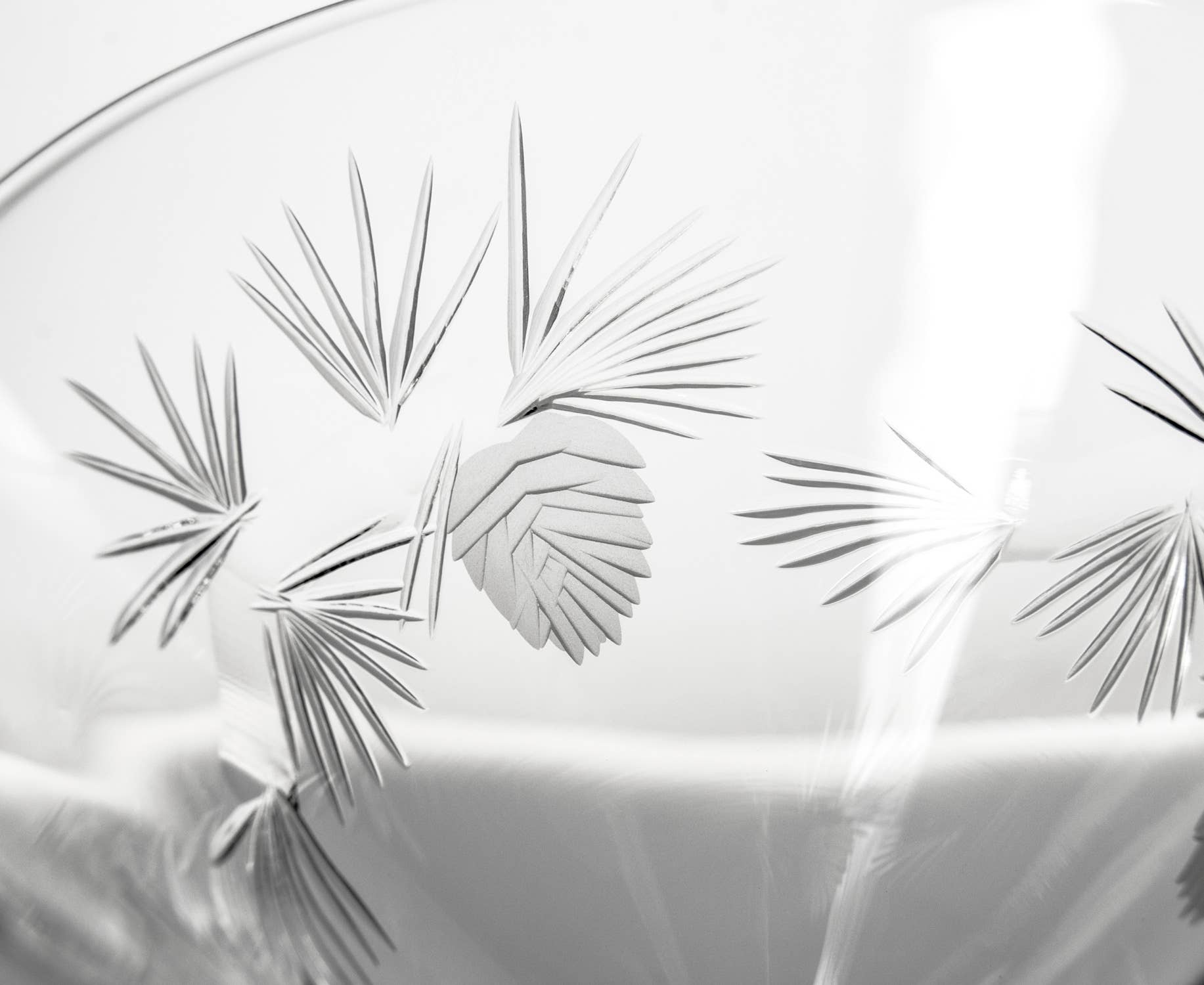 Icy Pine Martini Glass 10oz – Engraved Cocktail Glass - Set of 4