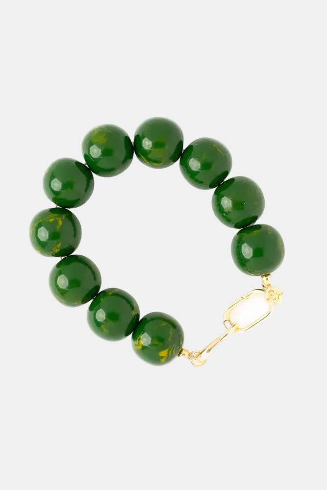 Cece Large Resin Bead Bracelet