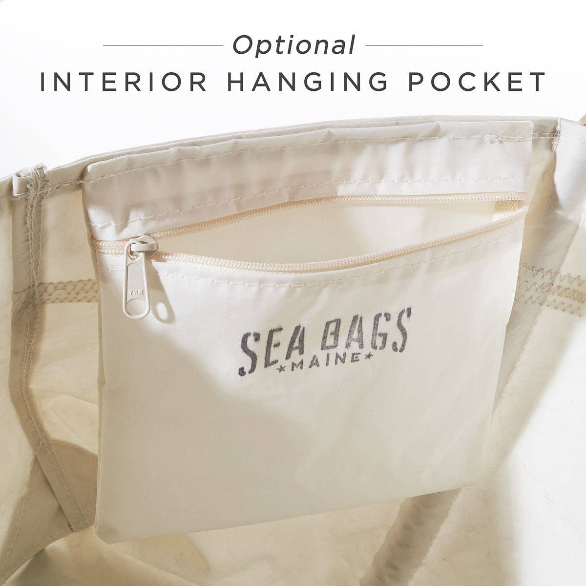 Grey Mariner Stripe Medium Tote
