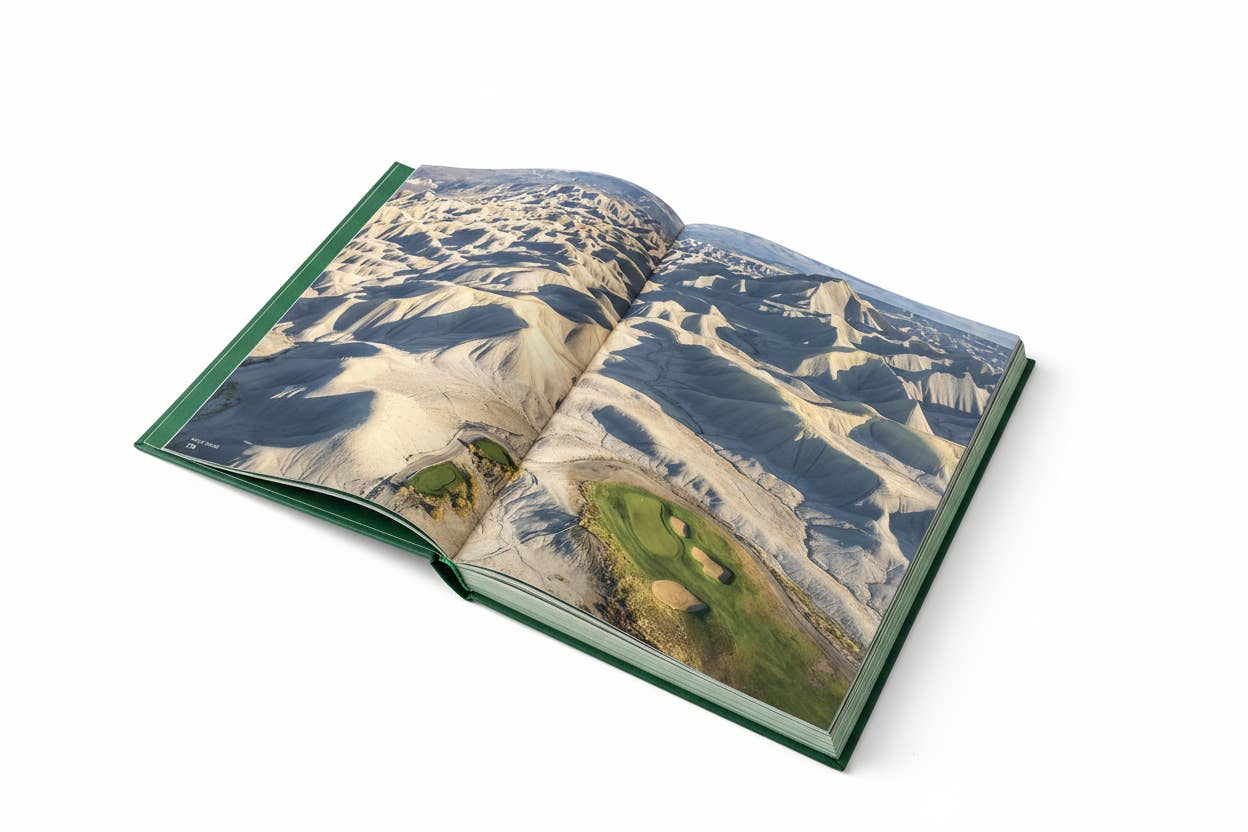 Golf Bum coffee table book by Johnny Vacay