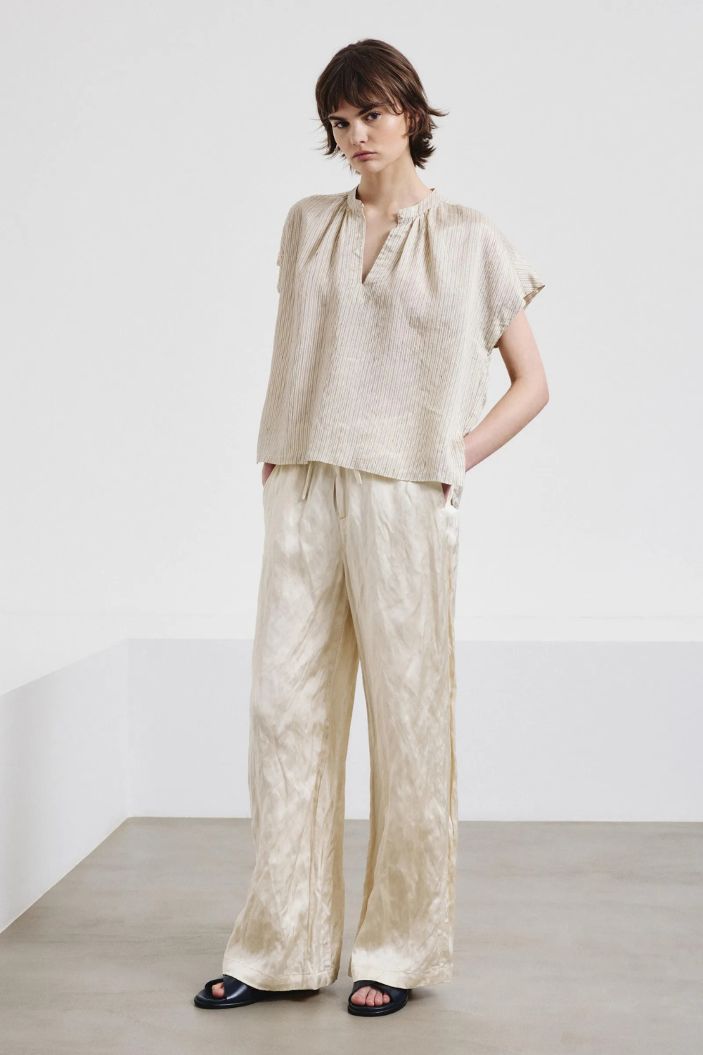Pomandere Pants in Chalk